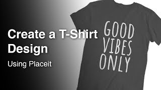 PlaceIt tutorial for beginners  create tshirt designs for FREE 😍 [upl. by Strephonn317]