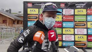 Lawson Craddock  Interview at the finish  Stage 7 Critérium du Dauphiné 2021 [upl. by Pearlstein896]