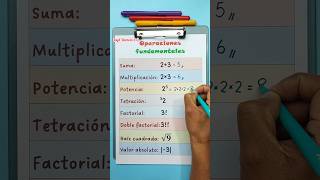 8 operaciones fundamentales 😲✌️ ingedarwin matematicas [upl. by Nisbet]