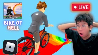 🔴LIVE Parkour  Obby Pakai SEPEDA robloxbikeofhell obby obbyroblox robloxindonesia [upl. by Ecinnahs]