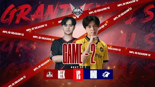 Game  2 GEEK FAM vs ONIC ESPORTS  MPL S12 [upl. by Oinafipe53]