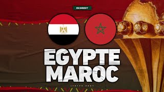 🔴 🇪🇬🇲🇦 EGYPTE  MAROC  QUART de FINALE de la CAN 🔴 Match Direct Live Talk  egy vs mar CAN 2022 [upl. by Gnirol]