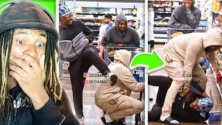 FARTING IN PEOPLES FACE IN THE HOOD GONE EXTREMLY WRONG REACTION [upl. by Vito]