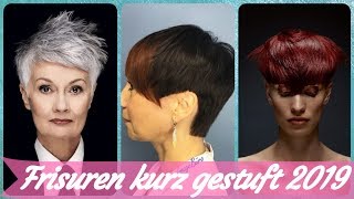 Die 🔥 modische 20 Ideen zu frisuren kurz gestuft 2019 [upl. by Llekcm]