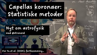 Nyt om astrofysik Capellas koronaer Xixi Yu et al 2024 [upl. by Lobiv564]