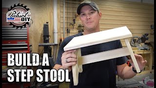 Build a DIY Step Stool  Beginner Woodworking [upl. by Annaeiluj638]