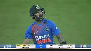 Virat Kohli 70 29 vs West Indies 3rd T20I 2019 Mumbai Ball By Ball [upl. by Boorman]