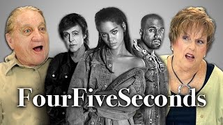 Elders React to Rihanna And Kanye West And Paul McCartney  FourFiveSeconds [upl. by Nageek]