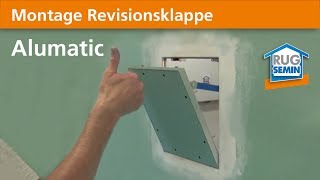 Montage Revisionsklappe Alumatic 22258 RUG SEMIN [upl. by O'Toole]