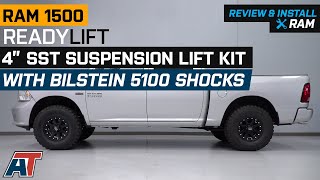 20092018 Ram 1500 ReadyLIFT 4quotquot SST Suspension Lift Kit w Bilstein 5100 Shocks Review amp Install [upl. by Calandria985]