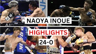 Naoya Inoue 240 Highlights amp Knockouts [upl. by Eimorej]