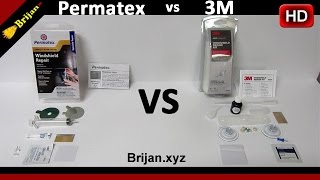 How to Repair a Windshield Chip or Crack  Permatex vs 3M Comparison [upl. by Kirsten]