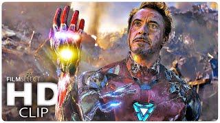 I Am Iron Man Snap Clip  AVENGERS 4 ENDGAME 2019 [upl. by Hotchkiss]