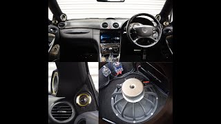 Mercedes CLK 5WAY SQ System  PART 5  EXPLAINED Walkaround  ESB Audio Helix JL Audio AE [upl. by Engen985]