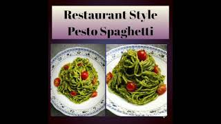 Restaurant Style Pesto Spaghetti Recipe  Simple and Quick [upl. by Johnath]