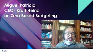 Miguel Patricio CEO Kraft Heinz on Zero Based Budgeting [upl. by Marigolda]