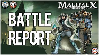 Malifaux Battle Report Guild vs Arcanists [upl. by Boehmer]