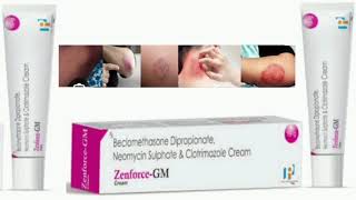 Zenforce GM Cream Beclomethasone Dipropionate Neomycin Sulphate amp Clotrimazole Cream [upl. by Ainigriv87]