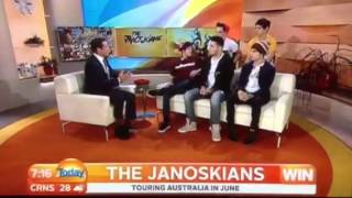 The Janoskians on the Today Show 2nd May 2013 [upl. by Yelram]