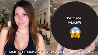 HAIR TRANSFORMATION VLOG [upl. by Vittorio]