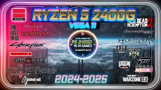 VEGA 11 in 15 GAMES Ryzen 5 2400G in 2024 [upl. by Gherlein936]