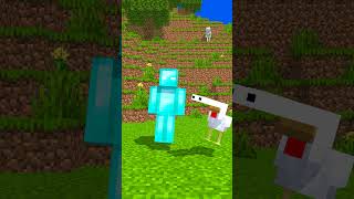 What Minecraft but Everything is Weird shorts minecraft animation meme [upl. by Ayaladnot]