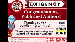 Congratulations Published Authors The Exigency Magazine [upl. by Llenart98]