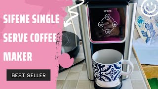 SIFENE Single Serve Coffee Maker Review amp User Manual  Personal Coffee Brewer Machine 3 in 1 [upl. by Vanni]