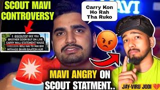 🚨Mavi Angry on Sc0ut Statement😡 Sc0ut Mavi New Controversy🥺 • BOTH REPLYES [upl. by Tini]