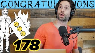 Go Bald and Die 178  Congratulations Podcast with Chris DElia [upl. by Dnalhsa]