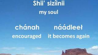 Precious Memories Lyrics in Navajo [upl. by Erdied652]