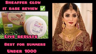 Sheaffer glow it foundation  live demo and honest review Sarah Mubashir [upl. by Azil783]