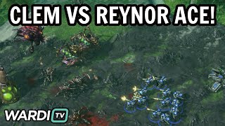 Clem vs Reynor TvZ  THE ACE MATCHES World Team League SemiFinals StarCraft 2 [upl. by Anavahs920]