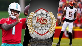 EXTENSIÓN de TUA “PROGRESANDO”  ANILLO de CHIEFS tiene ERROR  TEE HIGGINS firma etiqueta [upl. by Travus]