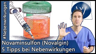 Nehmen Sie das Schmerzmittel Novalgin Beachten Sie diese Nebenwirkungen amp Tipps zu Novaminsulfon [upl. by Ssalguod]