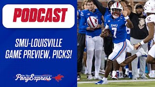 SMU vs Louisville game preview predictions with Hayden Howerton  SMU Football Subscriber Mailbag [upl. by Dorolice]