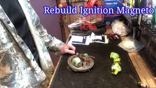 Rebuild Ignition Magneto 1958 75 HP Johnson Beginners Guide to Restoring Vintage Outboards [upl. by Franck]