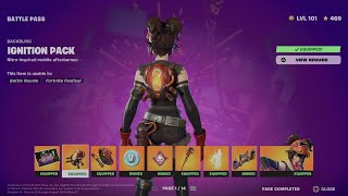 How to Unlock Ignition Pack Backbling in Fortnite  Battle Pass Rewards Page 1 [upl. by Evvy139]