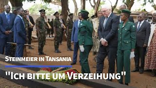 Steinmeier bittet in Tansania um Verzeihung für deutsche Kolonialverbrechen  AFP [upl. by Honig718]