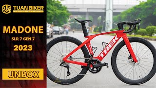 Trek Madone SLR 7 Gen 7 Unbox  Tuanbiker [upl. by Ofori]