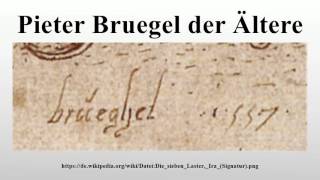 Pieter Bruegel der Ältere [upl. by Aidni]