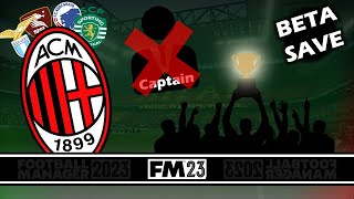 Football Manager 2023 BETA Save  AC Milan  Episode 3 [upl. by Adnilak]