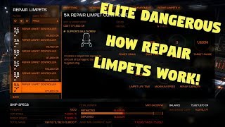 2017 Elite Dangerous How Repair Limpets Work [upl. by Olifoet602]