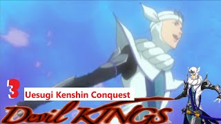 Frost  Uesugi Kenshin Conquest Battle 3  Devil Kings GamePlay vs Azure Dragon [upl. by Itch225]