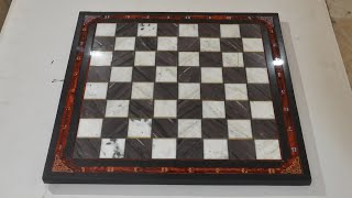 Marble chess board build from scrap  By AMbros Custom [upl. by Bamberger]