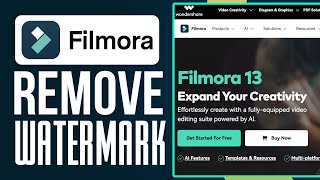 How To remove Watermark From Wondershare Filmora x 10 100 Free  Download Link Available [upl. by Ayak]