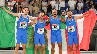 Europei atletica 2024 ITALIA DOMINANTE NELLA 4x100 STRAVINTO IL MEDAGLIERE [upl. by Trevethick]