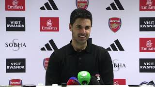 Mikel Arteta Post Match Interview  Arsenal 21 Brentford [upl. by Dnalyr]