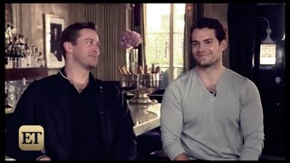 Henry Cavill amp Armie Hammer Funny Moments 2015 part 2 [upl. by Burkley622]