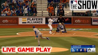 Live GAME PLAY MLB The Show 24  Los Angeles Dodgers vs New York Mets [upl. by Arnaldo]